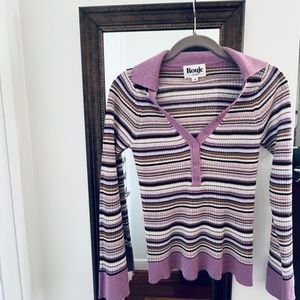 Rouje Quentin v-neck sweater top, XS EU34